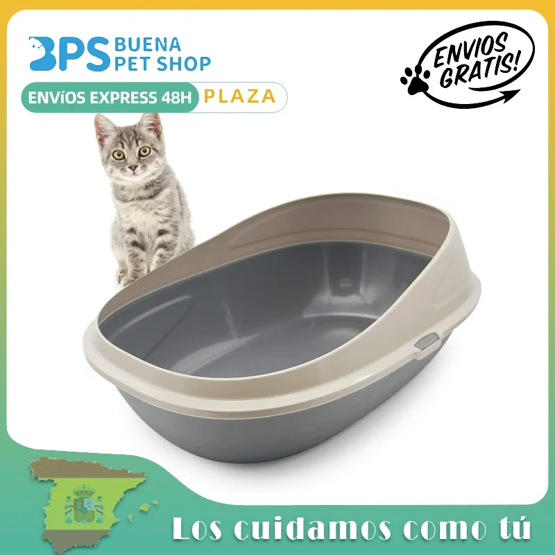 BPS hygienic tray cats kittens toilet sandbox open pet cats plastic