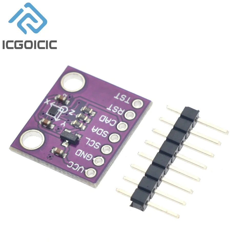 Capteur magnétomètre 3 axes AK09911C Module boussole I2C haute précision pour Arduino drone navigation