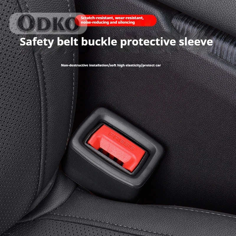 Car Safety Belt Buckle Holder Silicon Gel Buckle Protective Cover For MG 3 5 6 ONE ZS EZS HS MG3 MG5 MG6 MG7 ZS GS GT