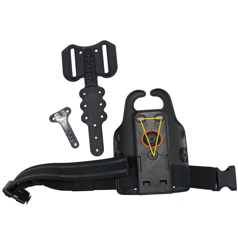 Gun Accessories Tactical Leg/Belt Holster Drop Adapter Universal Gun Holster Clip Mount Drop Leg Platform Accessories