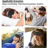 Eye Mask for Sleeping Blackout Sleep Mask Blindfold Soft 3D Eye Mask Eye Cover for Eyelash Extensions with Adjustable Strap 5