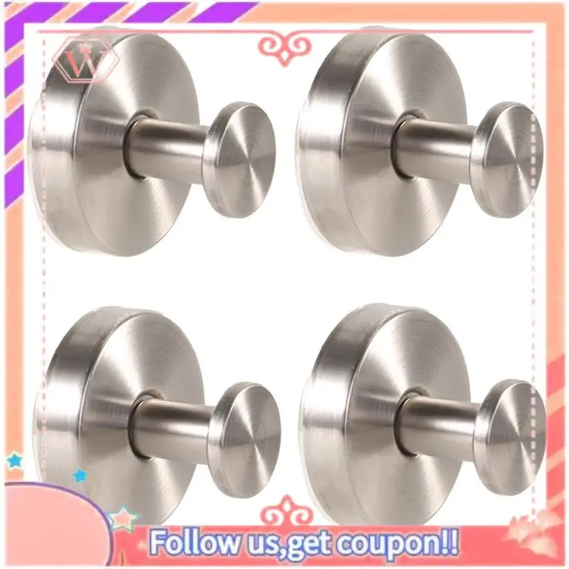Upgraded Stainless Steel Suction Cup Clothes Hook Kitchen Bathroom Towel Hook Punch-Free Bathroom Seamless Suction Cup
