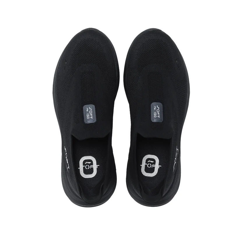 Li-Ning Men' SOFT GO 2 KNIT Slip-on Walking Shoes Cushion Comfy Stable...