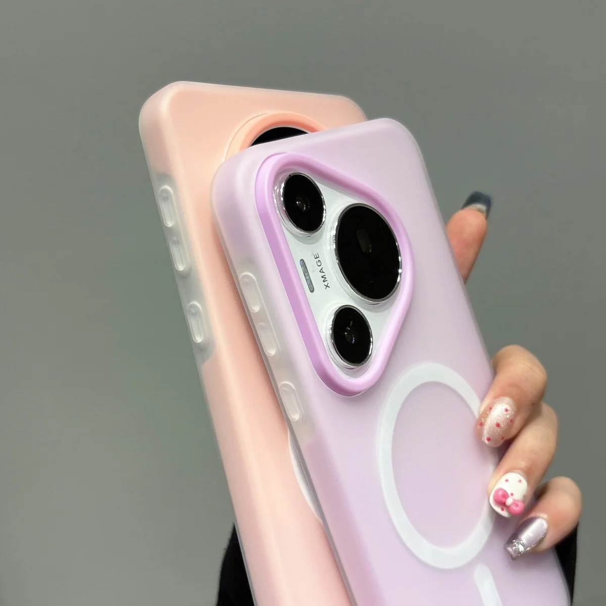 Magnetic Silicone Wireless Charging Phone Case with 2-in-1 Jelly Candy Design