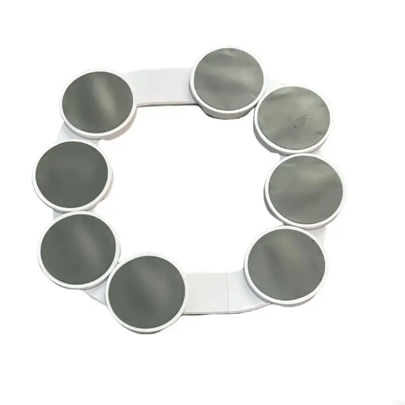 J6BB 360 Degree Rotation Tray for Home Dining and Outdoor Picnics Plastic Turntable Serving Rack Portable Carousels