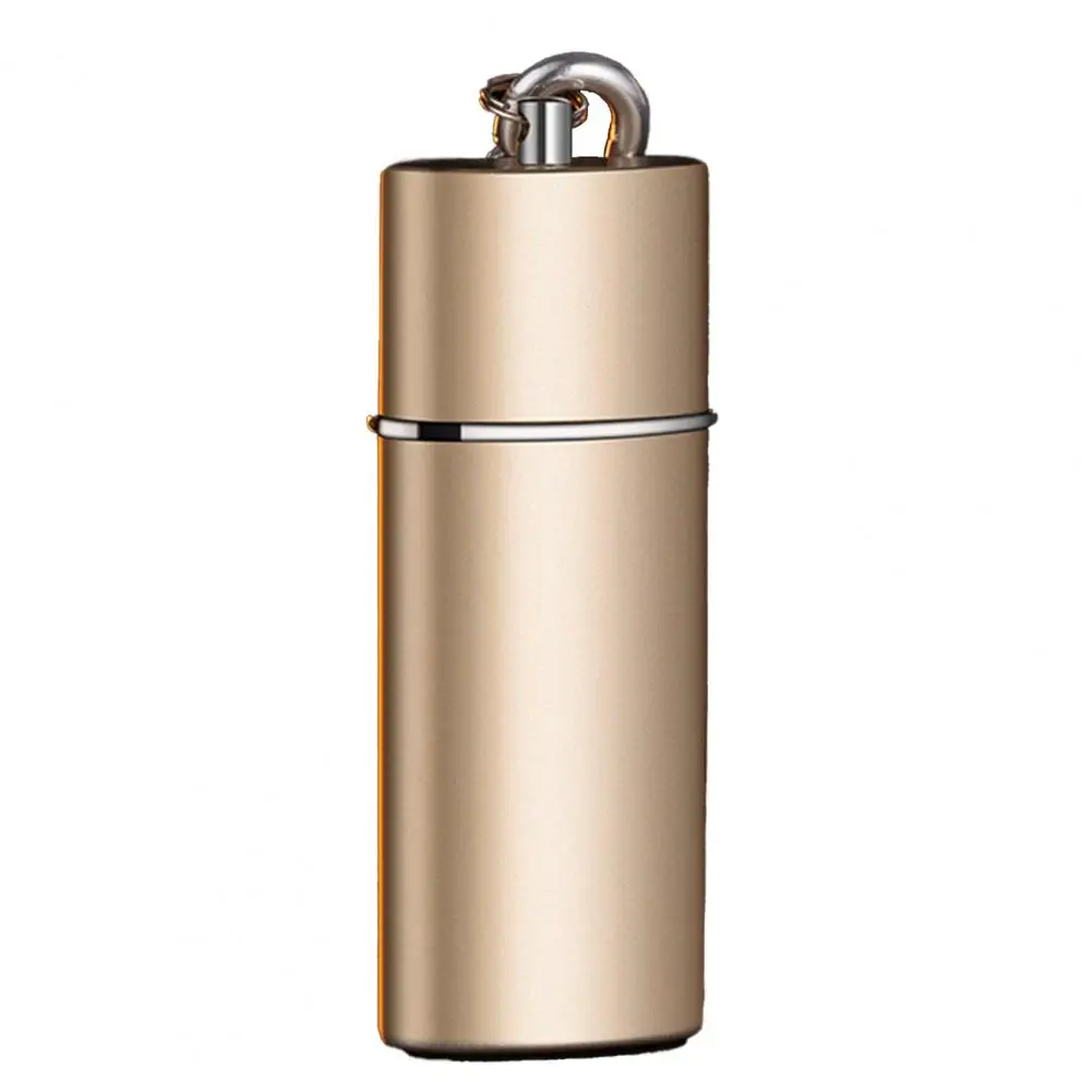 Portable Ashtray Buckle Sealed Pull Closure Metal Liner Butt Storage Mini Ashtray Men Pocket Gadget Creative Gift