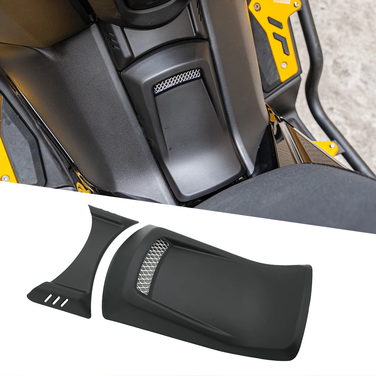 Semspeed Gas Fuel Tank Trim Cap Per Yamaha Xmax300 250 2023 Xmax V2 Benzina Diesel Fuel Oil Filler Tank Cap Copertura Decorativa