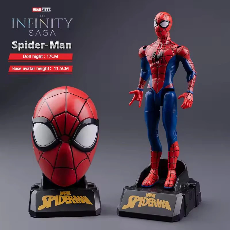 Marvel Iron Man SpiderMan Captain America Gelenke Mobilität Transformieren Form Action Figur PVC Modell Sammeln Ornamente Spielzeug Geschenke