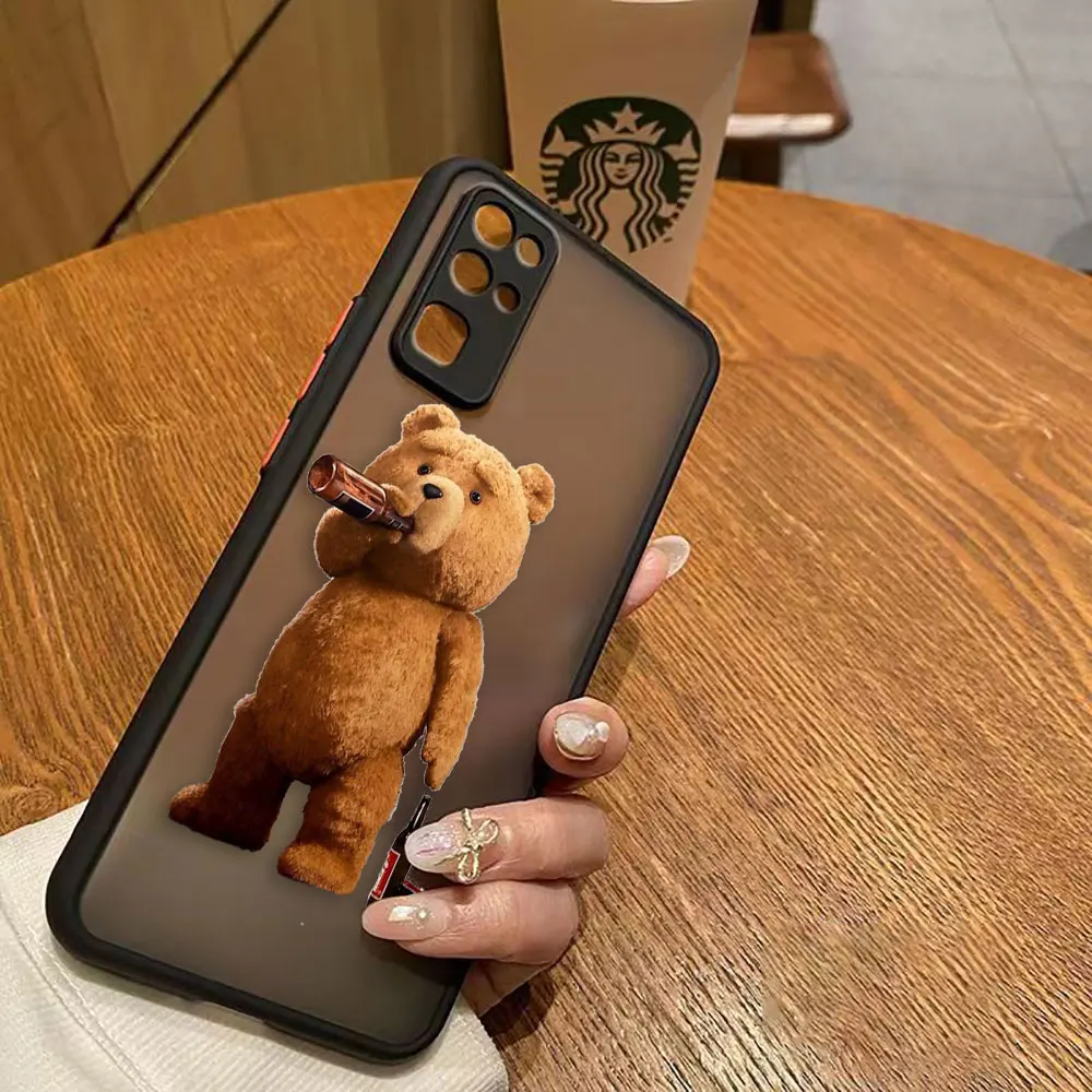 thumbnail image 1 of Funda mate para HONOR 70 50 30S 30 20 8X 9A 9X PLAY 4T X7 X8 X10 5G V40 Funda Coque Capa Shell travieso t-oso de peluche pareja, 1 of 5