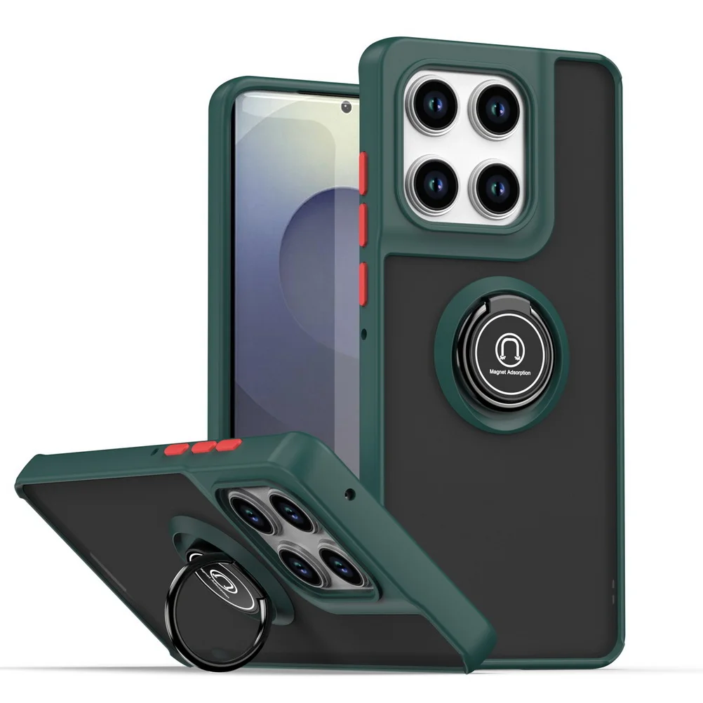 360-Degree Rotatable Bracket Case with Finger Ring Holder