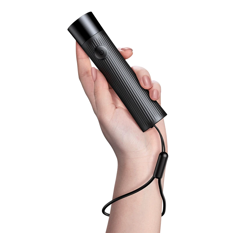 bank power USAMS 4000mAh Mini Power Bank Flashlight USB Rechargeable Flashlights Can be Used As Power Bank Pocket Torch Camping Hand Light usb c portable charger Power Bank