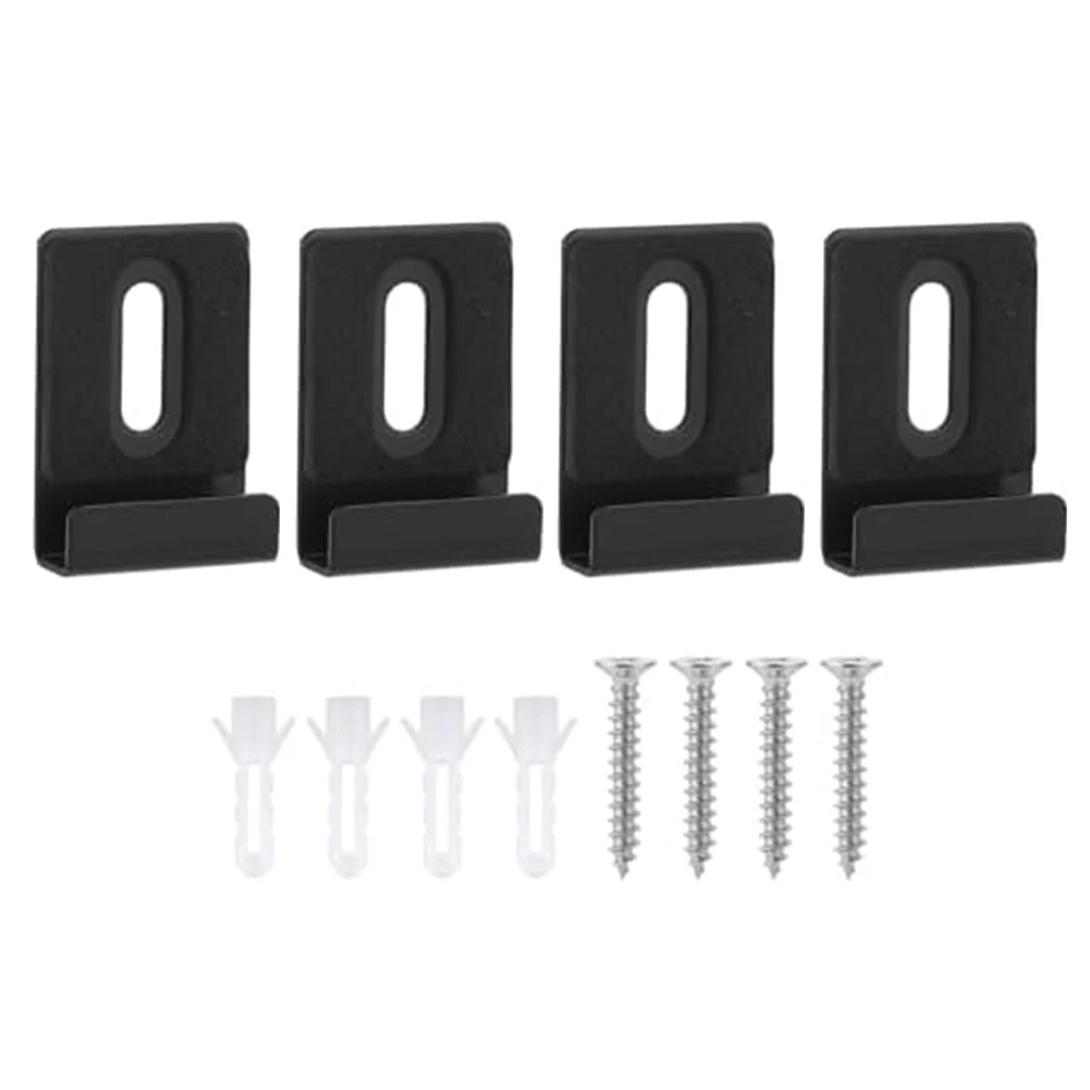 4 Pezzi Gancio Per Specchio Clip Per Specchio Fissaggio Per Specchio Montaggio A Parete Clip Per Montaggio A Specchio Con Viti E Tubi Di Espansione Per Ganci Di Fissaggio Per Specchio 84300472