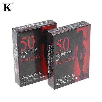 50 Positions Of Bondage Cards Adult Sexy Nude Couple Bed Games Card Deck Board Game For Fate Divination Adult Sexy 4