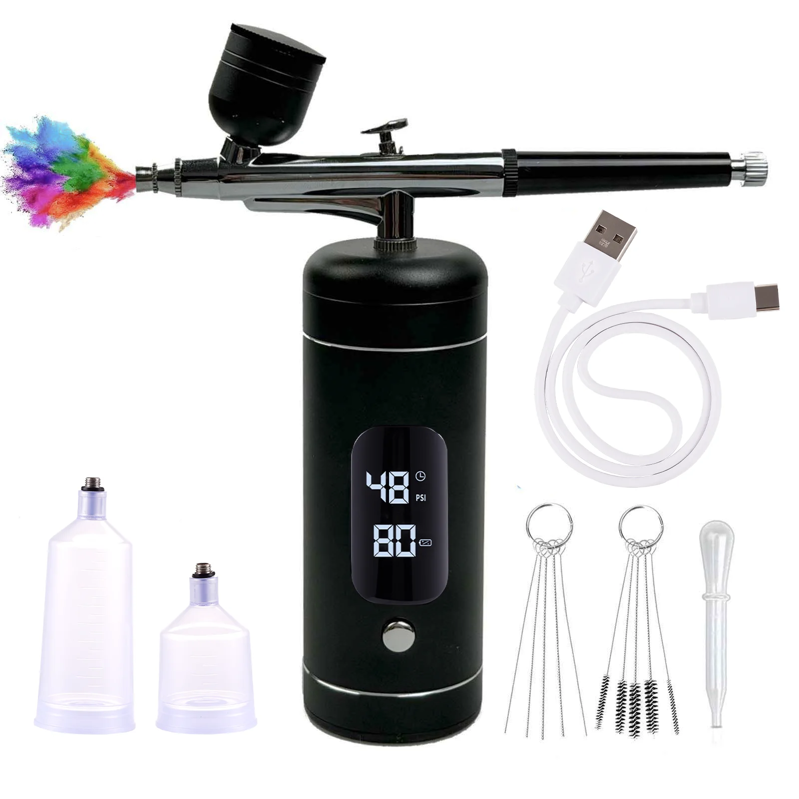 Handheld Airbrush Kit Application