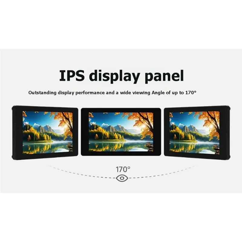 라즈베리 파이5 호환용 A52T 4인치 DSI LCD 정전식 터치스크린 디스플레이, 라즈베리 파이 보드 DIY 프로젝트용 480X480 해상도