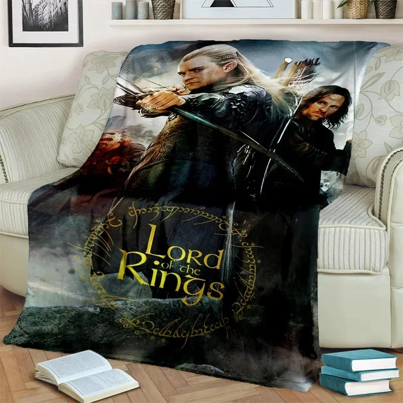 L-Lord of-f the Rings H-Hobbit HD-Decke, weiche Überwurfdecke für Zuhause, Schlafzimmer, Bett, Sofa, Reisen, Büro, solide Decke für Erwachsene – Detail 23