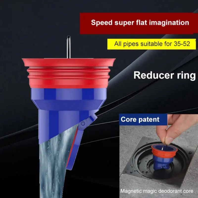 Sewer Deodorant Floor Drain Core Kitchen Water Drain Filter Floor Strainer Plug Trap Sink Anti Odor Pest Prevention Deodorant