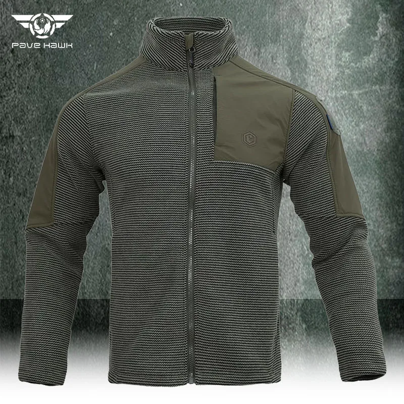 

Tactical Military Fleece Jacket Men Stand Collar Windbreaker Breathable Coat Warm Sports Outdoor Hunting Hiking Loose Overcoat