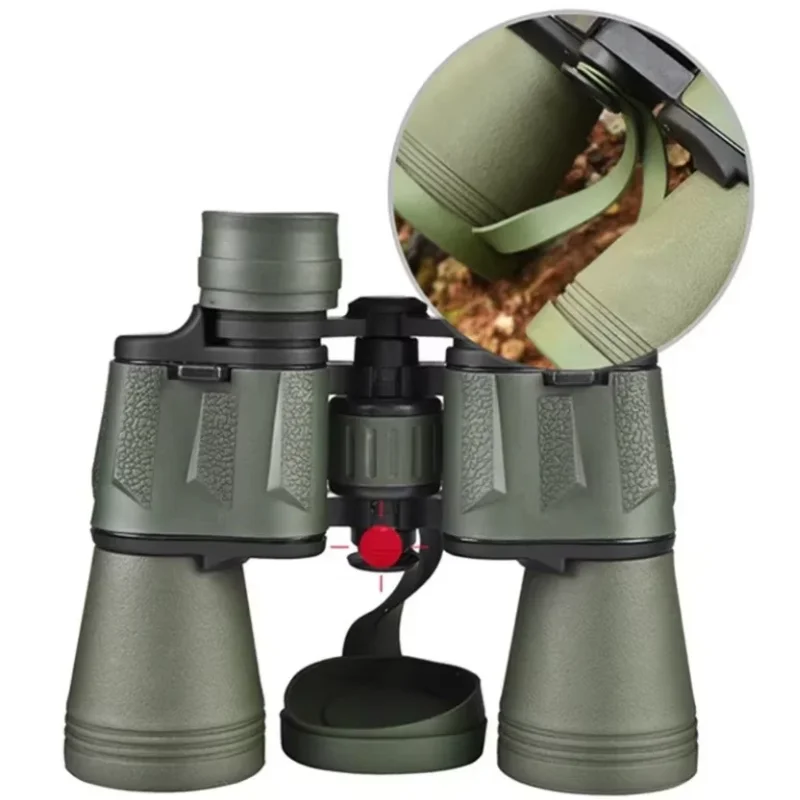 20x50 Binoculars FMC Coated BAK4 Prism Telescope IPX4 Waterproof Lightweight Portable Design for Camping Hunting Hiking