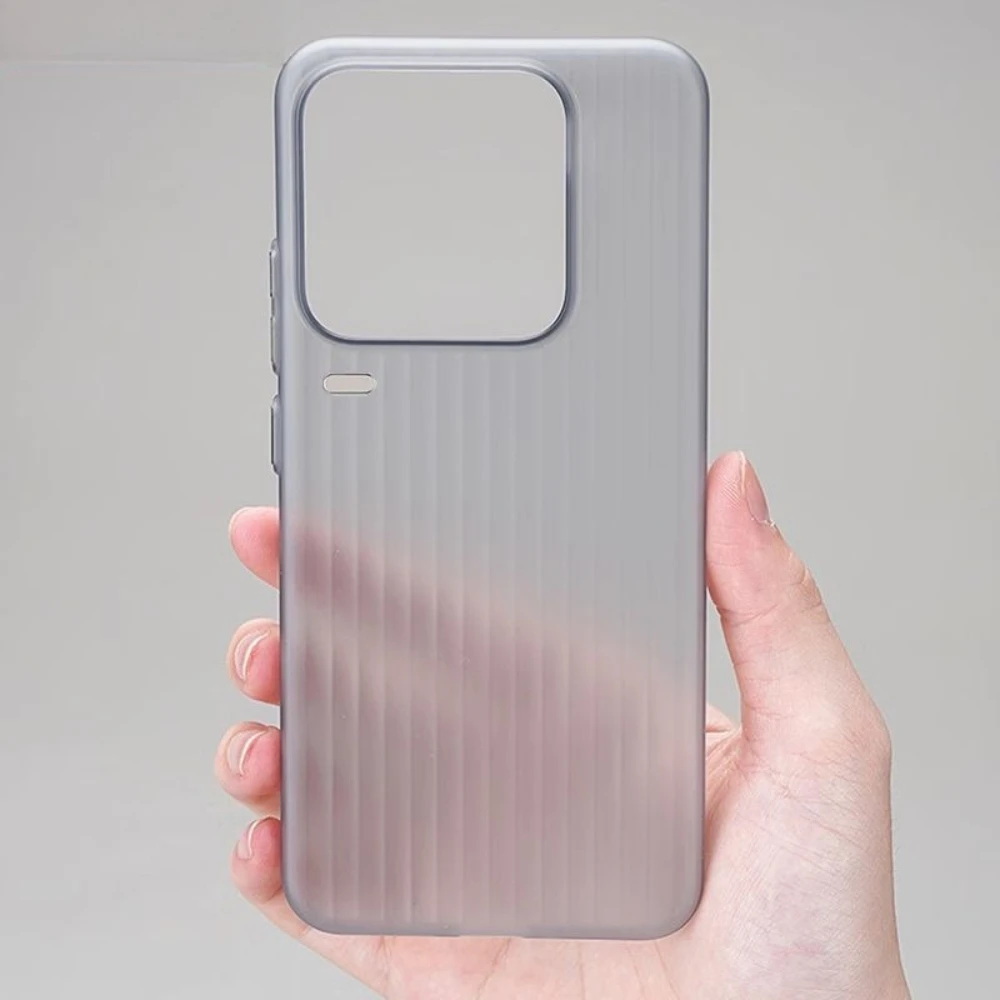 Premium Frosted Magnetic Anti-Fingerprint Protective Case - Hard Corrugated Clear Anti-Fall Design