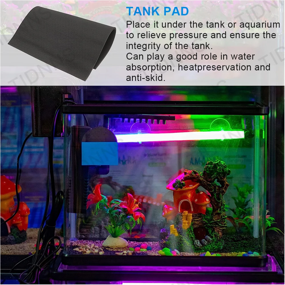 Aquarium PRO Base Mat Underlay Safety Fish tank bottom protection 1cm thick