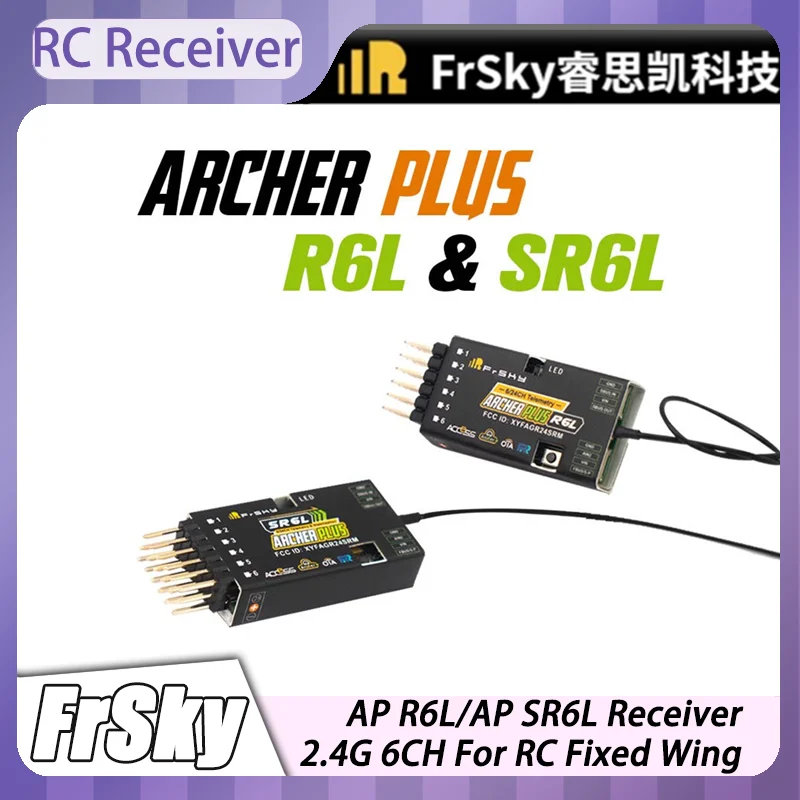 Récepteur RC FrSky Archer Plus R6L/SR6L 6 canaux 2.4G OTA