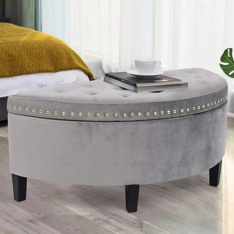 Ljustra Tufted Lift Top Storage Ottoman