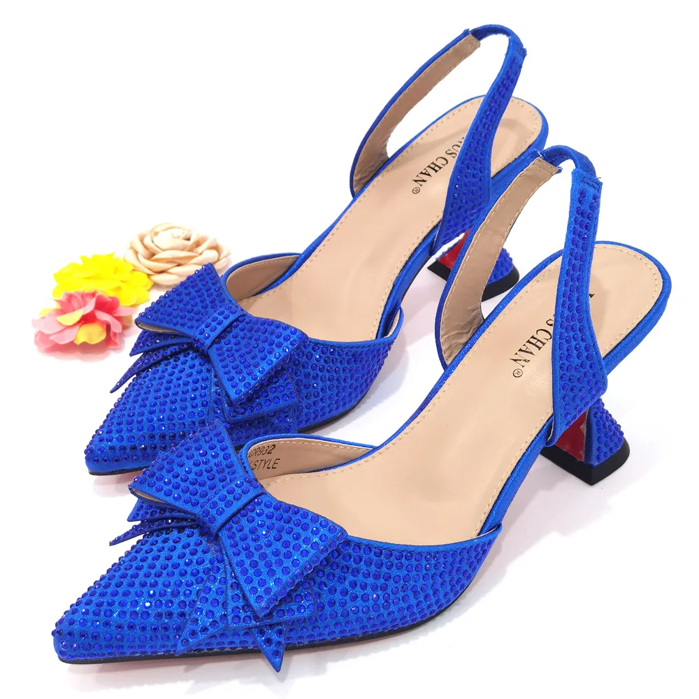 

Latest Fashion Sandals Rasteiras Femininas 2023 Summer High Heeled Shoe for Women Italian Design African Women Rhinestone