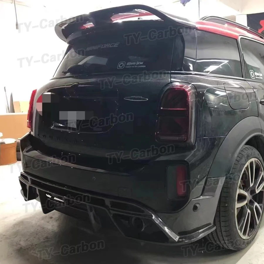 Für bmw mini countryman f60 cooper s jcw kohle faser spoiler auto-styling schwanz  flügel modifiziertes außen zubehör frp - AliExpress