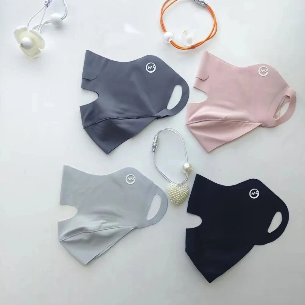 Breathable Ice Silk Washable Anti-UV Dustproof Face Mask