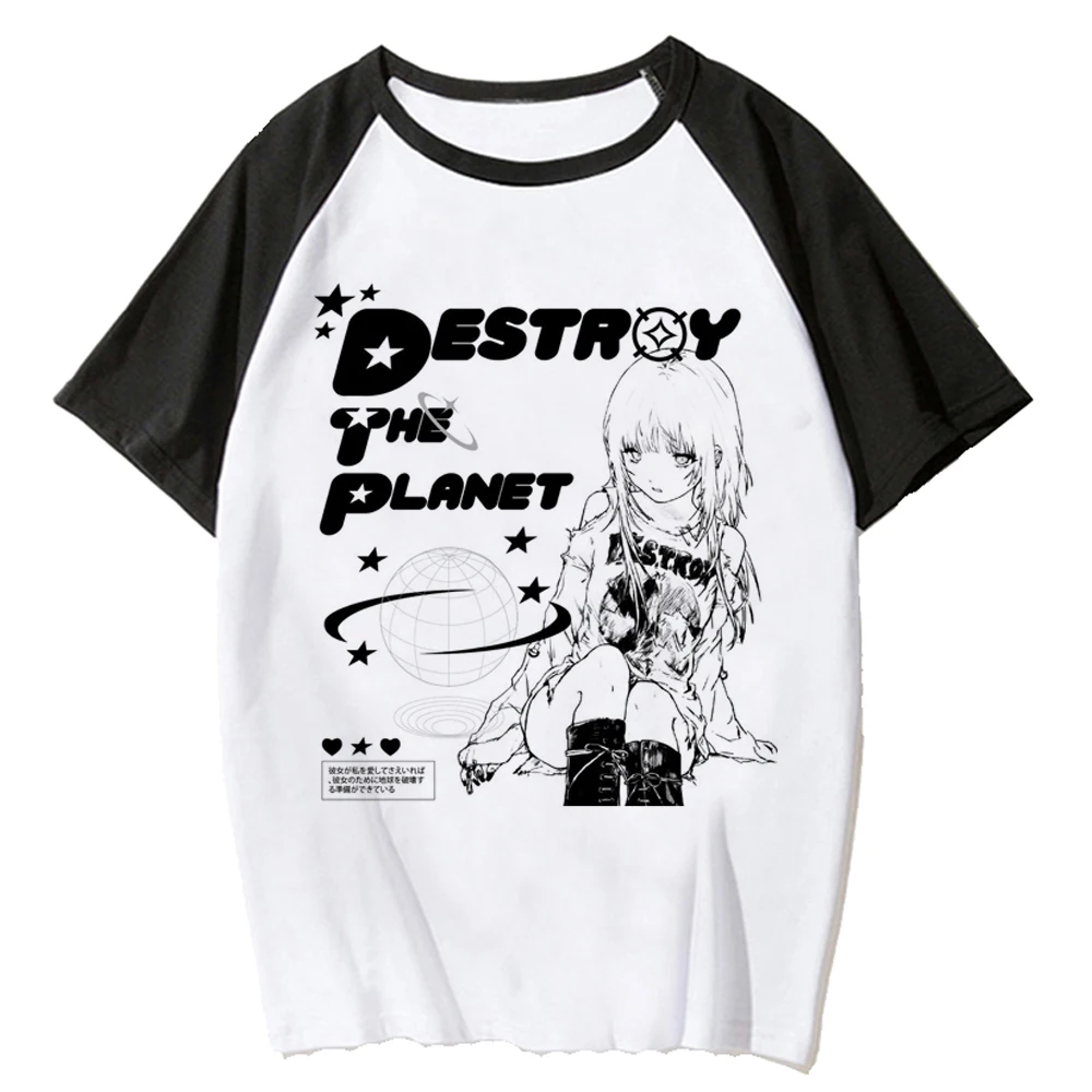 

Y2k топы, топы, женская летняя японская футболка Y2K, одежда для девочек 1920-х годов