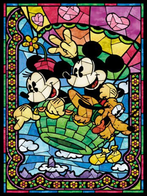 Disney Fantasy Cartoon Mickey Mouse Princess Lilo Stitch DIY Diamond Painting Embroidery Cross Stitch Children's Birthday Gift 