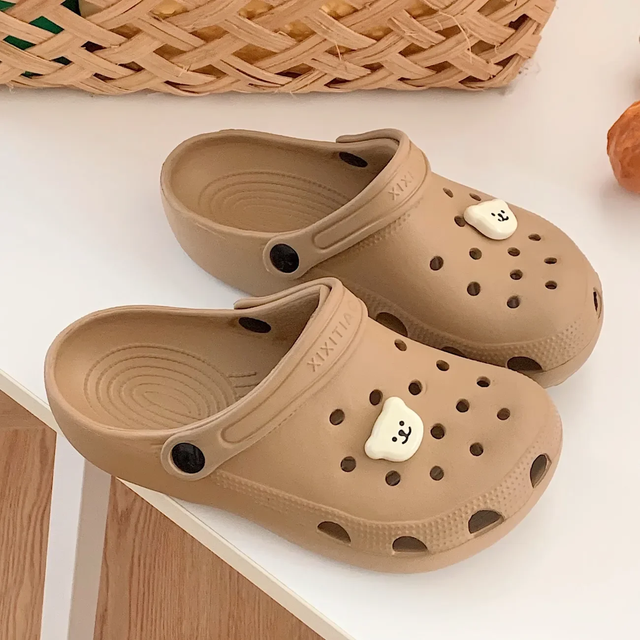 Casual Women  Cartoon Star Cat Colorblocking Slippers Sandals Mop Thick Bottom Increase Non-slip EVA Hollow Shoes Breathable 3