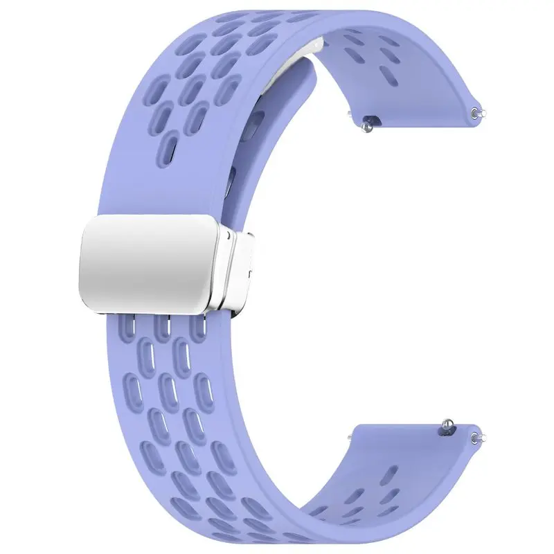22mm Sports Silicone Magnetic Watch Strap Bracelet - Universal Band
