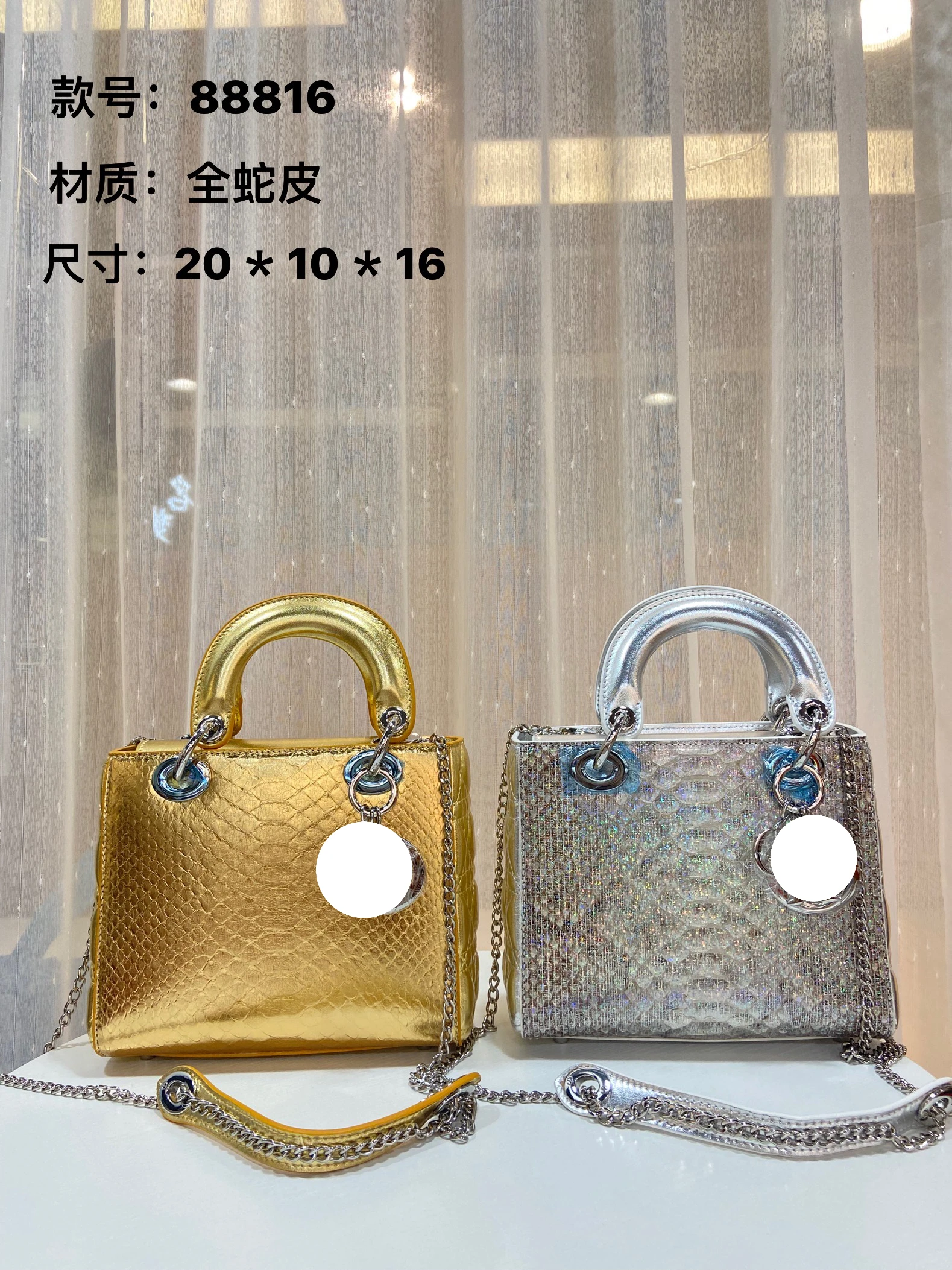 

2024NewSummerRealSnakeskinFemale'BagWomen'sBag