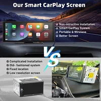 Portable Wireless Carplay Car Stereo, 10.26" inch HD Touchscreen for Car with CarPlay & Android Auto with Mirror Link/Backup Cam - Image 6