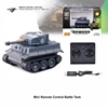 Xmas Mini RC Tank 4Channel Battle Military Crawler Shooting Radio Controlled Electronic ourdoor Toy Tank for Kids Gift Wholesale 3