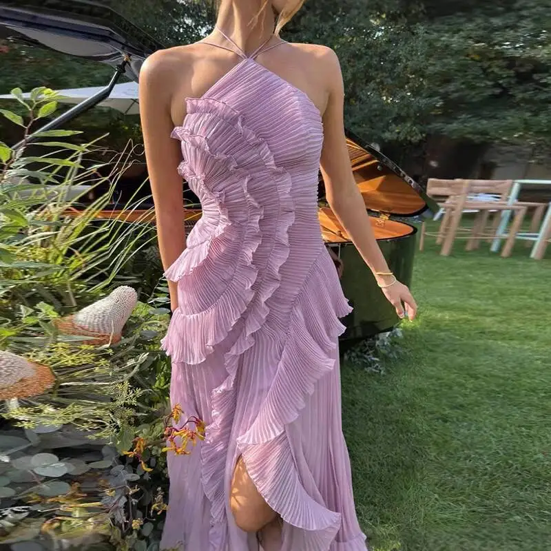 مثير الكشكشة فساتين الحفلات المسائية النساء 2025 ا...