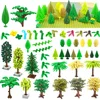 Hot sale City Parts Bush Tree Leaf Flower Green Grass Building Bricks Plants Blocks Figures Accessories Assemble Blocks Parts 1