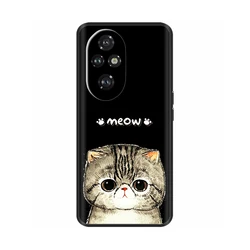 Luxurious Soft Silicone Shockproof Bumper Case with Artistic Design for Honor 200 Pro 5G (00019)