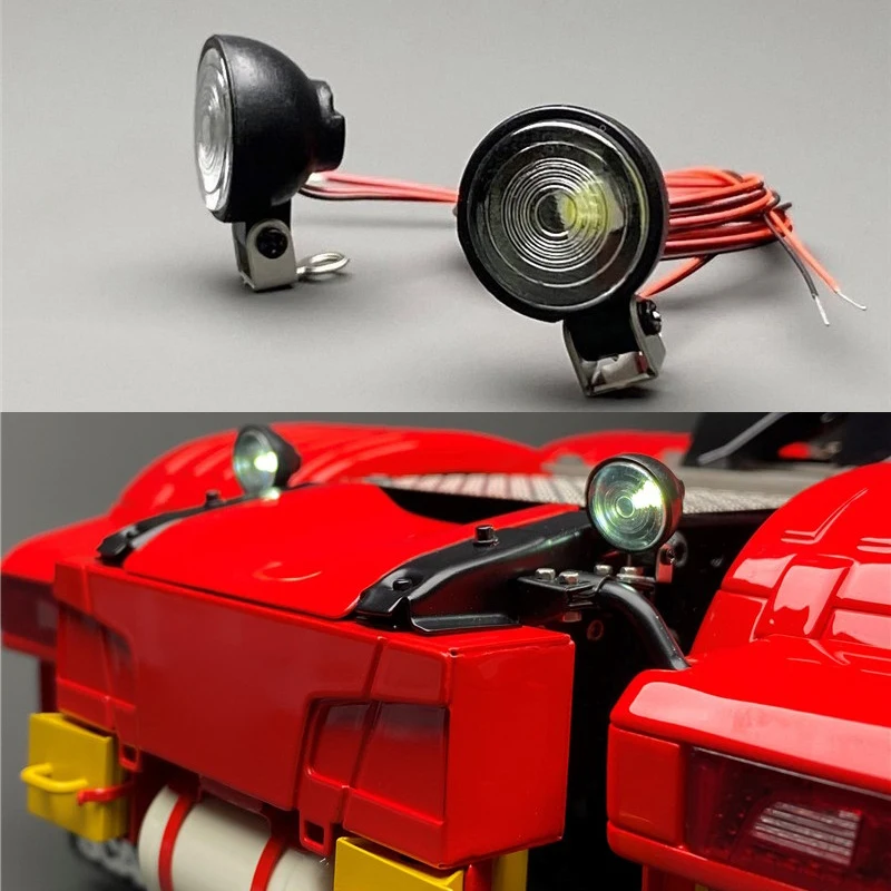 

Радиоуправляемая стойка для освещения для самосвала, осветительное оборудование, Белый прожектор для 1/14 Tamiya SCANIA 770S R620 VOLVO BENZ Arocs MAN TGX LESU Car