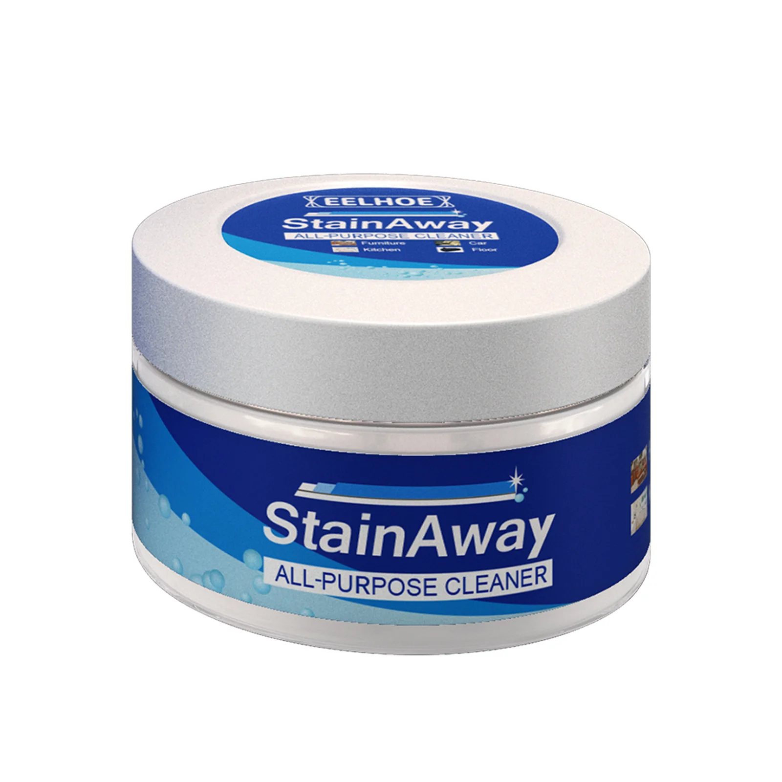 Cleaning paste for kitchen heavy oil stain cleaning pot and bowl rust remover multipurpose cloth wood floor cleaning paste