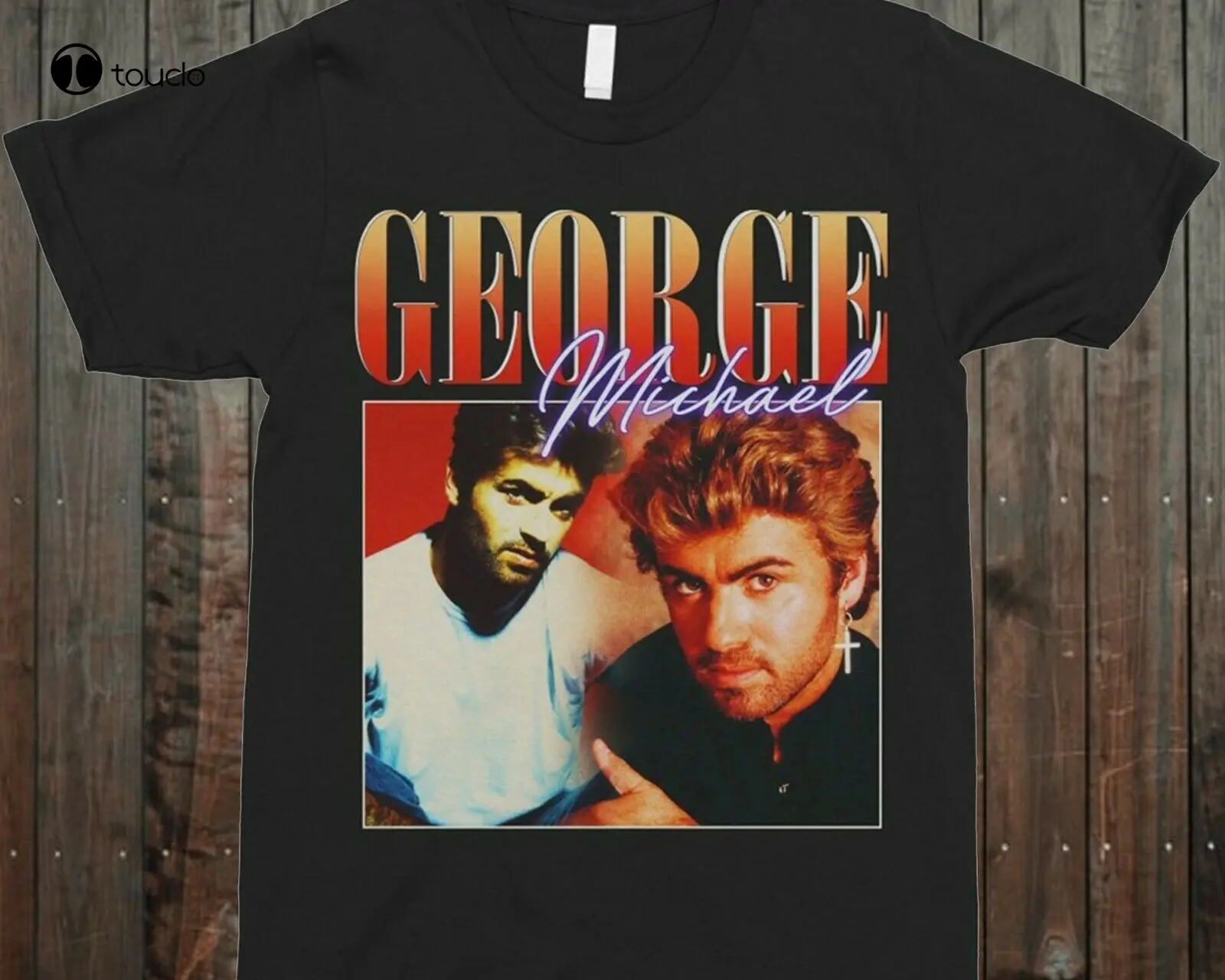 George Michael 90S Girocollo T-Shirt Vintage Tee Shirt