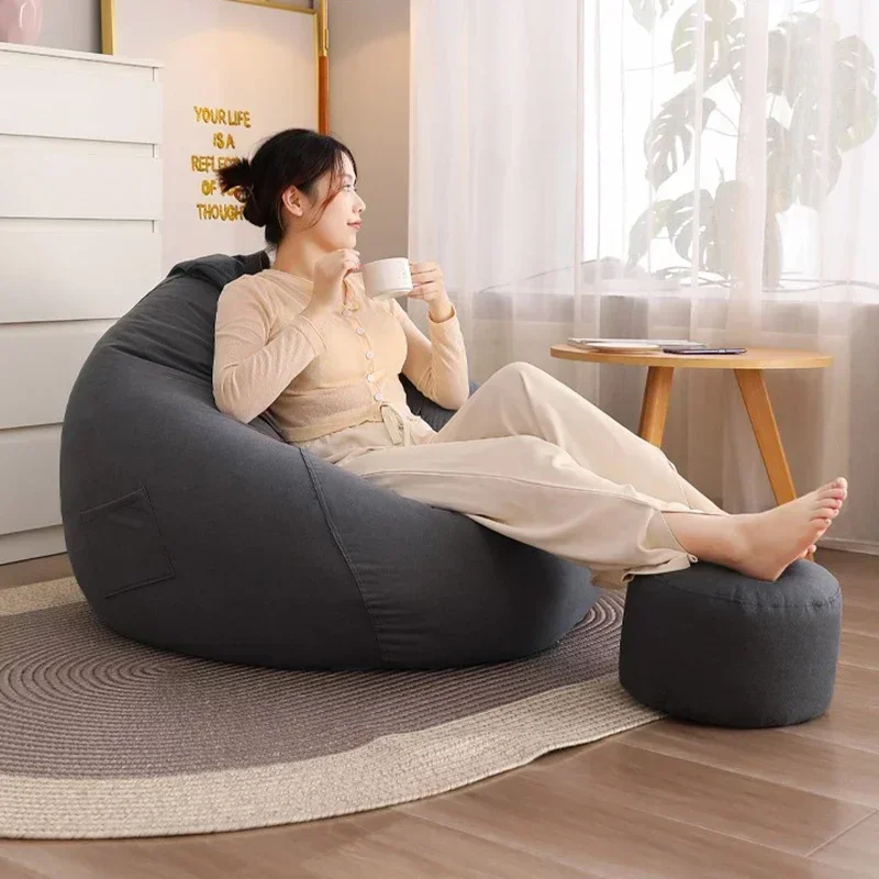 Cover Boat Giant Pouf Foldable Cushion Sleeping Gaming Individual Giant  Pouf Puff Muebles Para El Hogar Bedroom Furniture