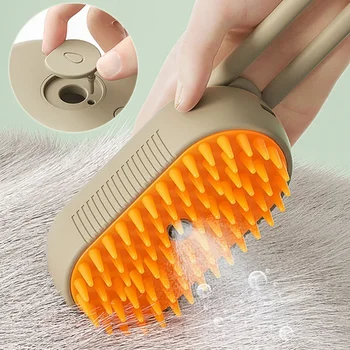 Cat Steam Brush Steamy Dog Brush 3 In 1 Electric Spray Cat Hair Brushes For Massage Pet Grooming Comb Hair Removal Combs Pet Pro 4