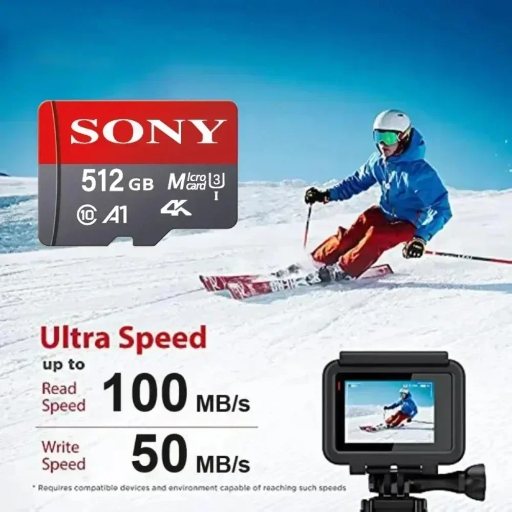 SONY Ultra Micro TF micro sd card 4K 512GB 256GB 128GB Mini Flash Sd Card 128GB High Speed for Phone/PC/Desktop/Mac memory card micro sd card flash card flash memory card