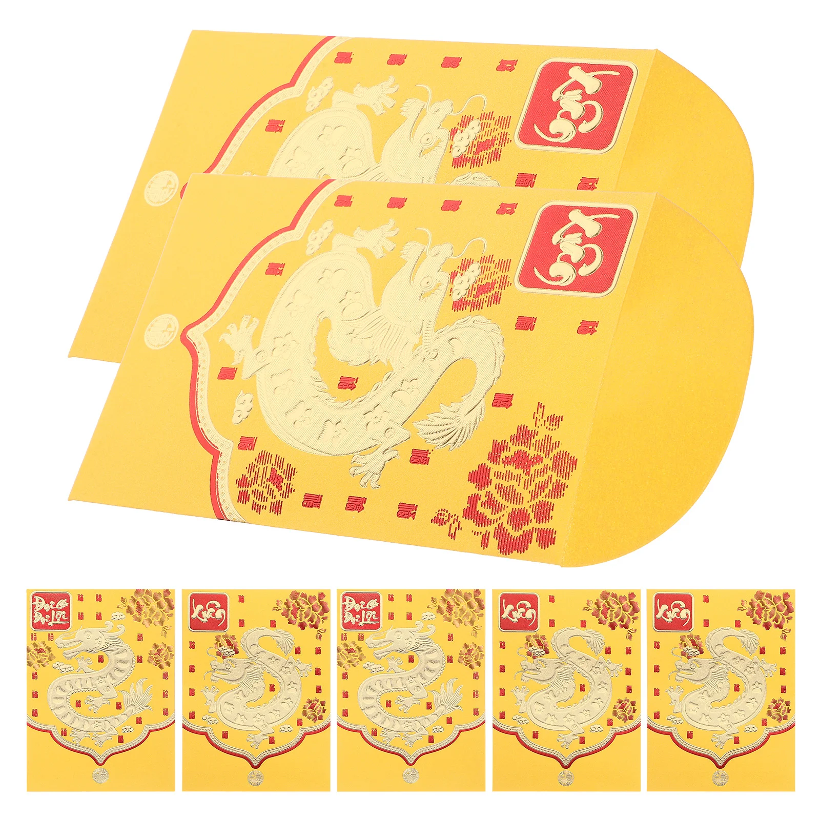 

Multi-trick Red Envelopes The Year of Dragon Luck Money Envelopes Chinese New Year Red Envelopes Paper Red Packets (Mixed Style)