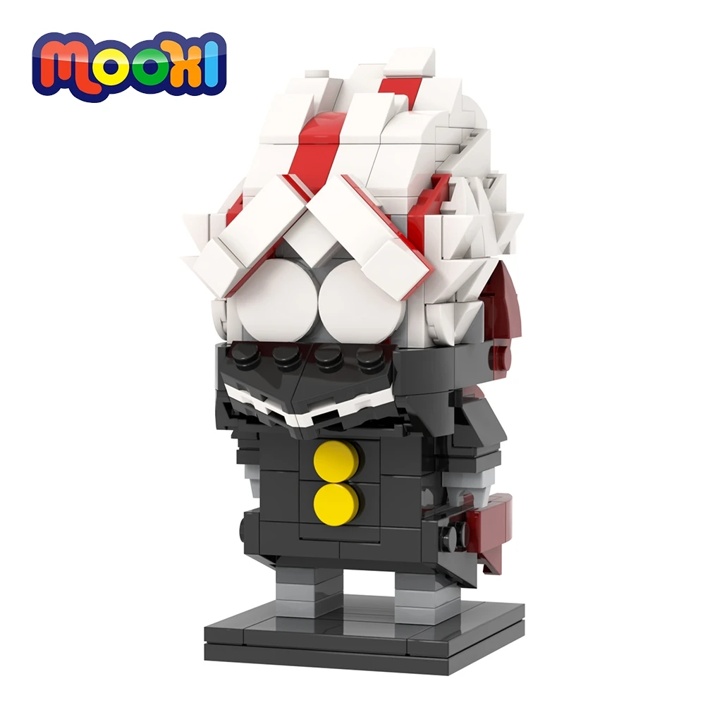 MOOXI Anime Dan Da Dan MOC Brick Curse Takakura Ken BrickHeadzed DIY ...