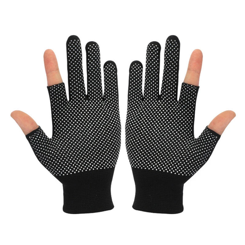 

Non-slip Touchscreen Nylon Gloves Men Women Summer Outdoor Riding Sport Fitness Breathable Non-slip Sunscreen Half Finger Gloves
