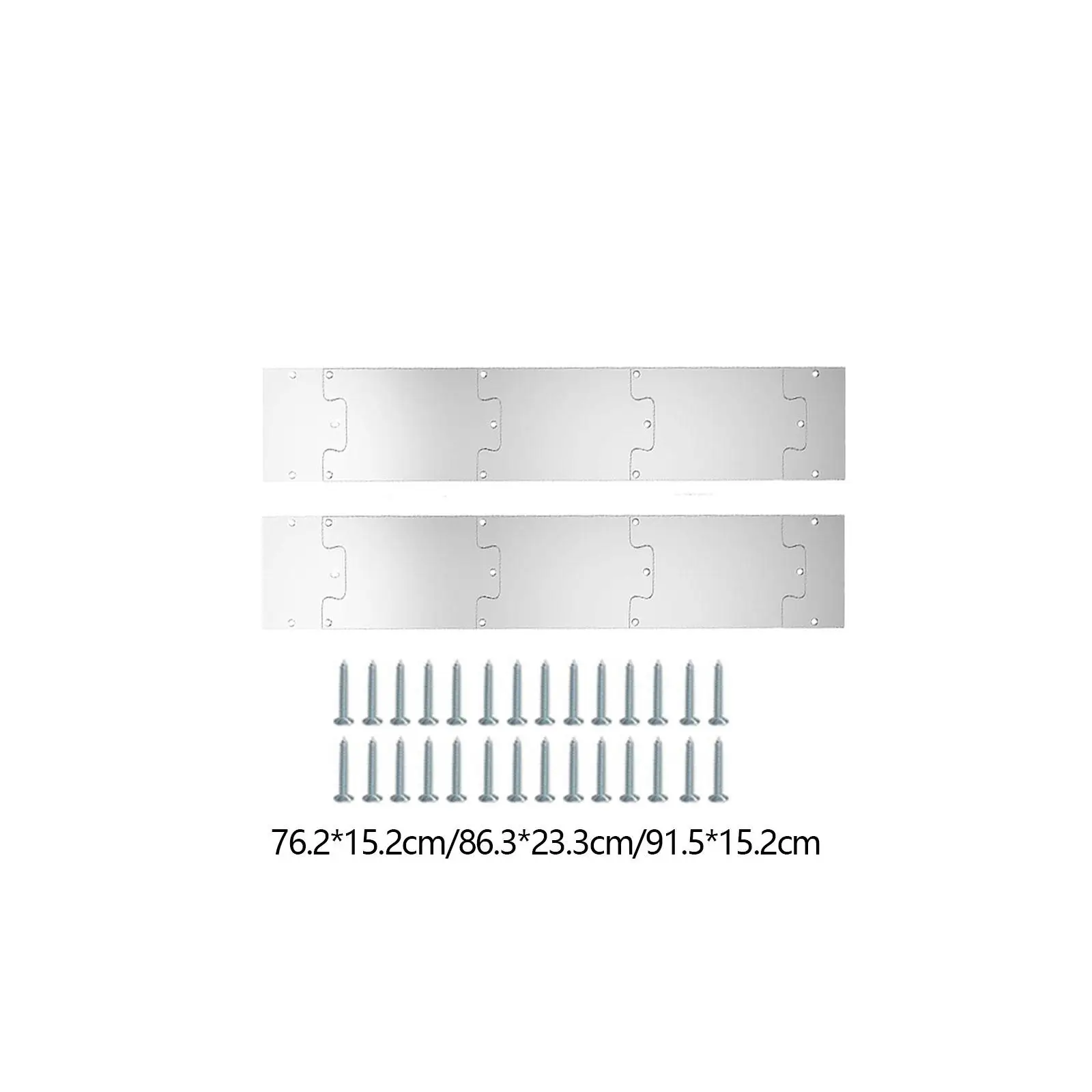 Door Kick Plate Rectangular Stylish for Exterior Doors Door Bottom Protector
